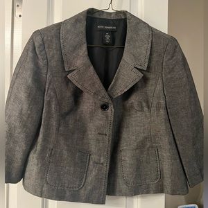 Skirt suit, jacket size 8P, skirt size 12P